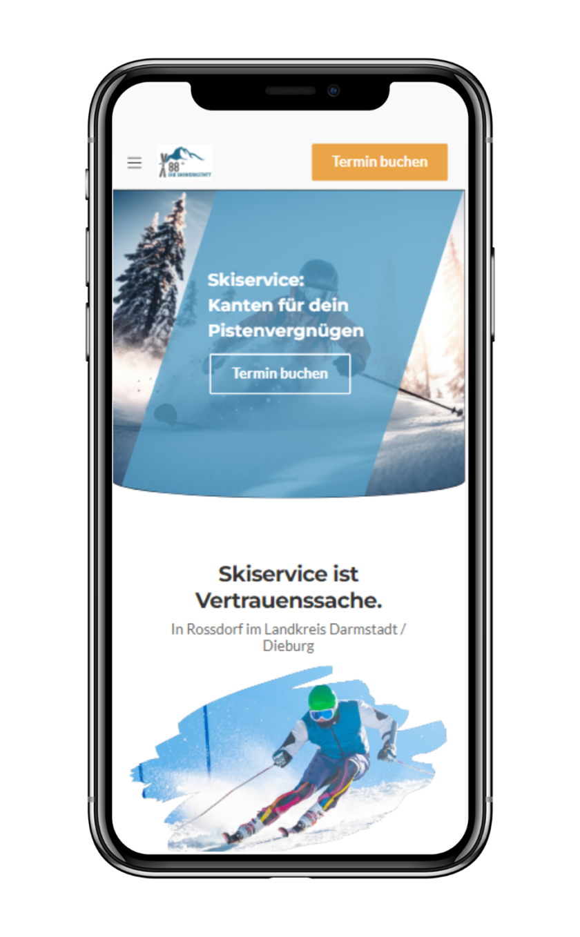88 Grad auf dem Smartphone